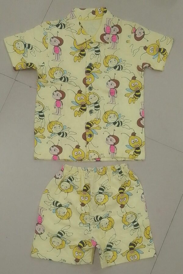 Mittu's Sandal Collar Shirt and Shorts Set for Kids (4 Years) – Boys & Girls