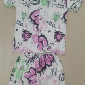 Mittu's Rose Collar Shirt and Shorts Set for Kids (4 Years) – Boys & Girls