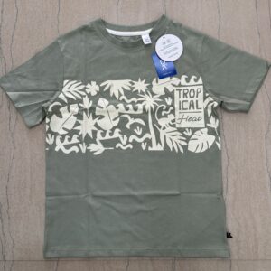 OKAIDI Boys Soft Cotton T-Shirt in Solid Color – Stylish & Durable Everyday Wear