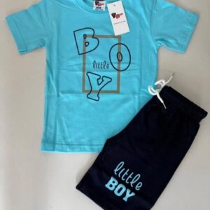 Mittu Boys Blue T-Shirt & Shorts Set for 5–6 Years – Comfortable & Stylish Summer Outfit