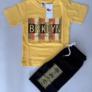 Mittu Boys Blue T-Shirt & Shorts Set for 5–6 Years – Comfortable & Stylish Summer Outfit