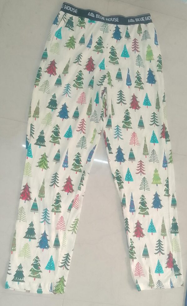 Man White Full-Length Pants (Size S) – With/Without Adjustable Drawstring, Comfortable Fit